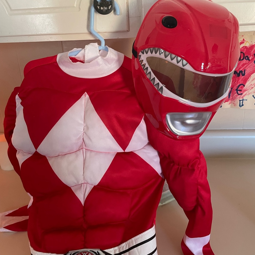 Red power ranger Halloween costume